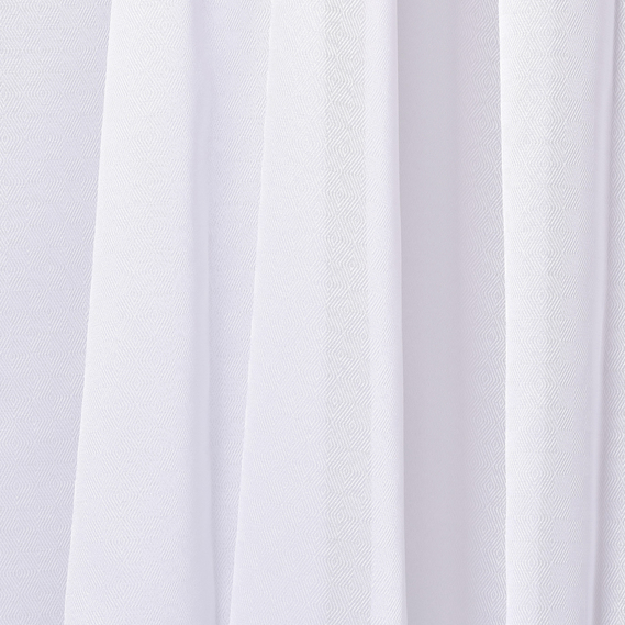 Ткань тюль жаккард Ромб V-03 beyaz, фото 2 Ткань тюль жаккард Ромб V-03 beyaz, фото 2