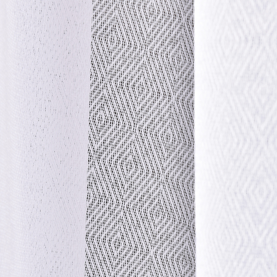 Ткань тюль жаккард Ромб V-03 beyaz, фото 4 Ткань тюль жаккард Ромб V-03 beyaz, фото 4