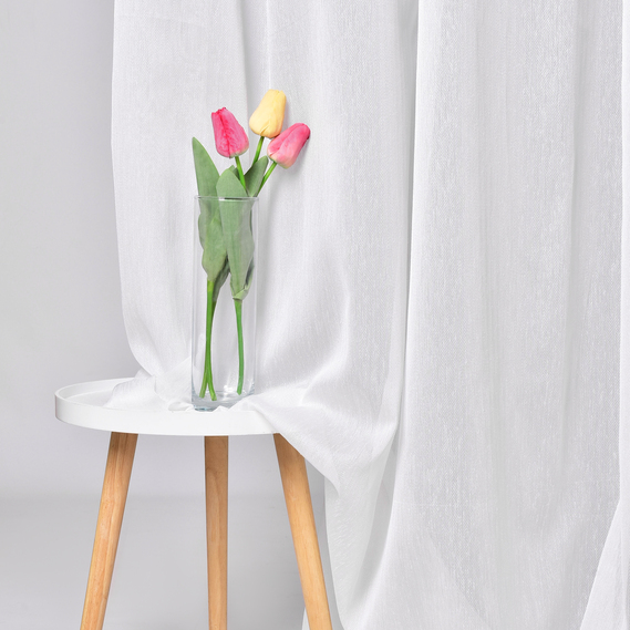 Ткань тюль жаккард Ромб V-біла, фото 3 Ткань тюль жаккард Ромб V-біла, фото 3