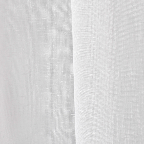 Тканина тюль рогожка з вишивкою Luiza сіра, фото 5