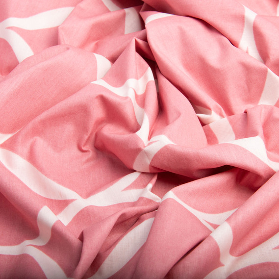 Ткань бязь ранфорс для постельного белья, хлопок, 130 гр/м2, 240 см 20311 v-02 Хвилі т.рожеві, фото 2 Ткань бязь ранфорс для постельного белья, хлопок, 130 гр/м2, 240 см 20311 v-02 Хвилі т.рожеві, фото 2