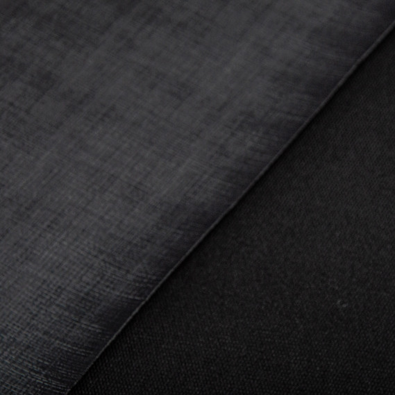 The fabric is upholstered with PES DILA 535 g/m2 metallic black, фото 3
