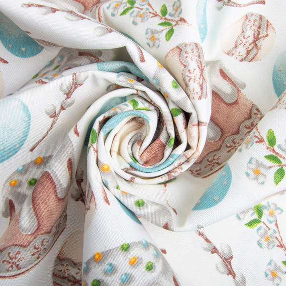 The decorative fabric Freedom tablecloth великдень м`ята, фото 1