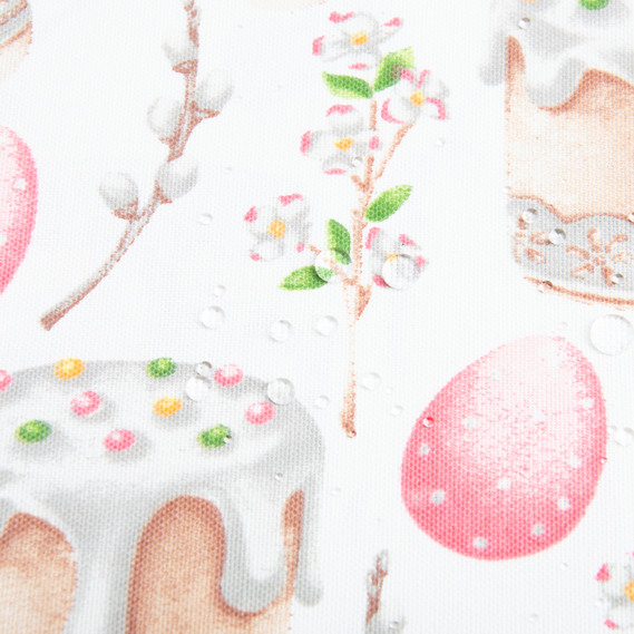 Ткань декоративная скатерная хлопок с водоотталкивающей пропиткой, 180 см, 220 гр/м2, для скатертей, штор, декора великдень пудра, фото 3 Ткань декоративная скатерная хлопок с водоотталкивающей пропиткой, 180 см, 220 гр/м2, для скатертей, штор, декора великдень пудра, фото 3