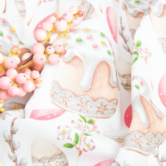 Ткань декоративная скатерная хлопок с водоотталкивающей пропиткой, 180 см, 220 гр/м2, для скатертей, штор, декора великдень пудра, фото 4 Ткань декоративная скатерная хлопок с водоотталкивающей пропиткой, 180 см, 220 гр/м2, для скатертей, штор, декора великдень пудра, фото 4