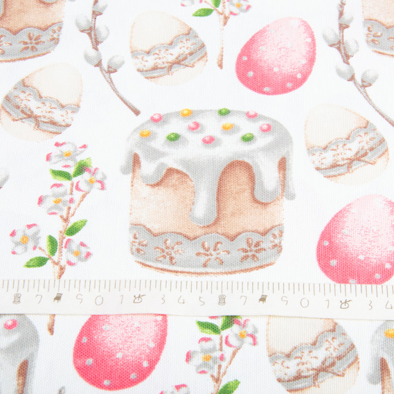 Ткань декоративная скатерная хлопок с водоотталкивающей пропиткой, 180 см, 220 гр/м2, для скатертей, штор, декора великдень пудра, фото 5 Ткань декоративная скатерная хлопок с водоотталкивающей пропиткой, 180 см, 220 гр/м2, для скатертей, штор, декора великдень пудра, фото 5