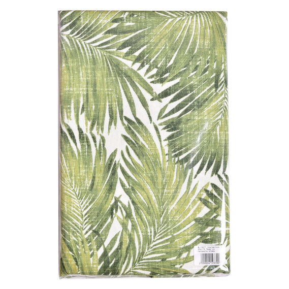 Скатертина з водовідштовхувальним просоченням IDEIA 140х170 см бавовна папороть олива, фото 7