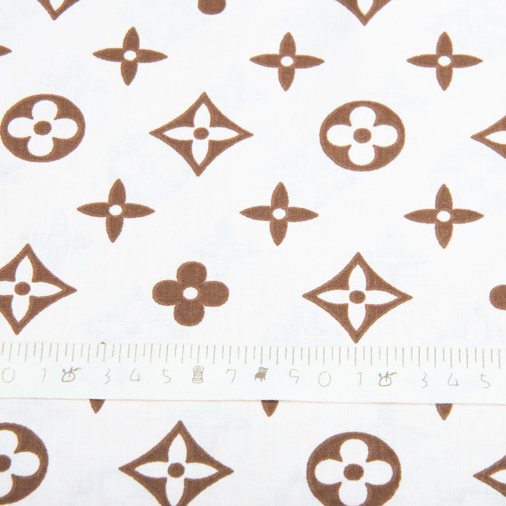 Тканина бязь ранфорс для постільної білизни 2,4 м LV комп беж, фото 4