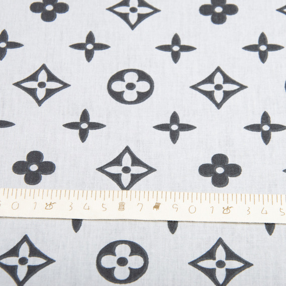 Тканина бязь ранфорс для постільної білизни 2,4 м LV комп сірий, фото 4