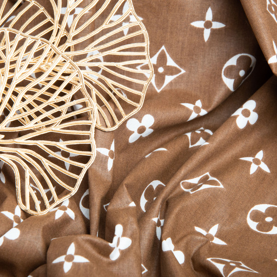 Тканина бязь ранфорс для постільної білизни 2,4 м LV комп шоколад, фото 3 Тканина бязь ранфорс для постільної білизни 2,4 м LV комп шоколад, фото 3