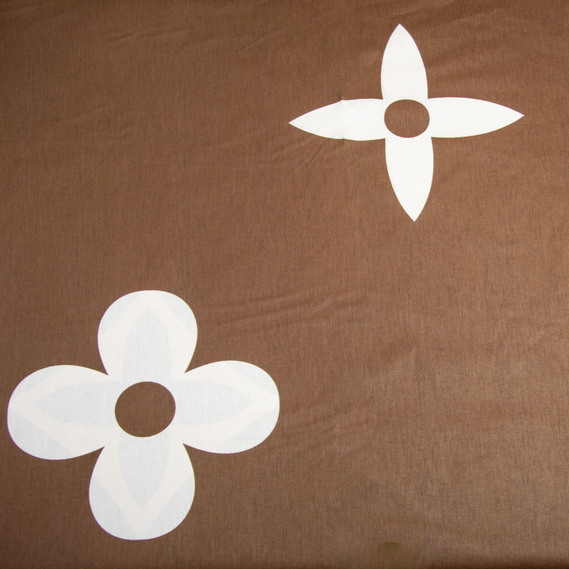 Ranfors calico fabric for bedclothes 2.4 m LV шоколад, фото 3