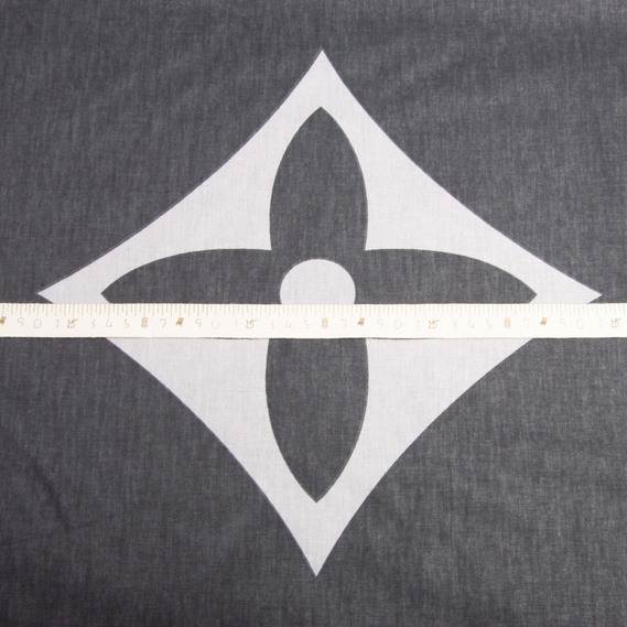 Ткань бязь ранфорс для постельного белья 2,4 м LV чорний, фото 4