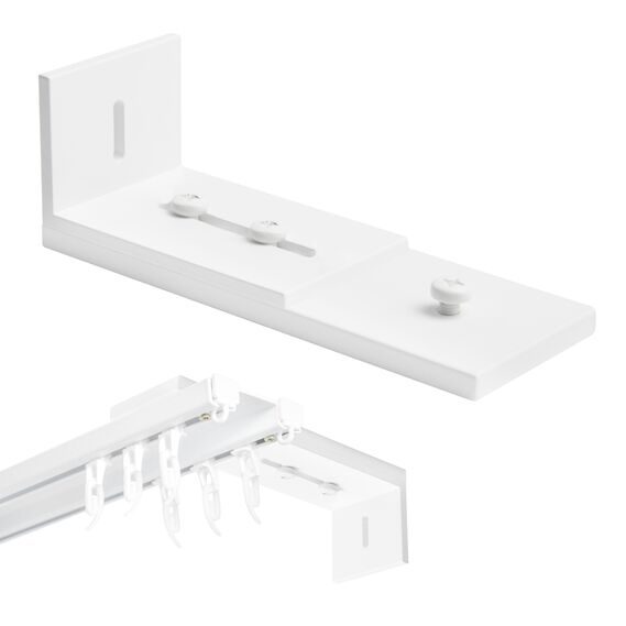 Extendable wall bracket to ceiling cornice, reinforced 16-20 cm білий, фото 1