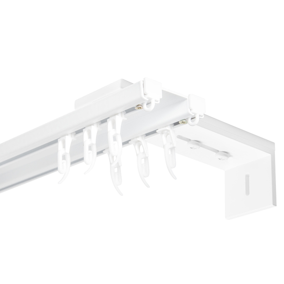 Extendable wall bracket to ceiling cornice, reinforced 16-20 cm білий, фото 3