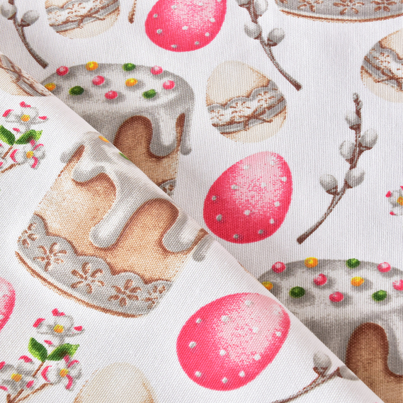 Скатерть 170х260 см пасхальная с водоотталкивающей пропиткой IDEIA праздничная хлопок Пасха великдень пудра, фото 6 Скатерть 170х260 см пасхальная с водоотталкивающей пропиткой IDEIA праздничная хлопок Пасха великдень пудра, фото 6