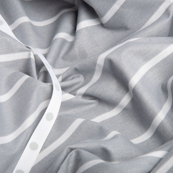 Ranfors coarse calico fabric 2275 v-14 Смуга сіра, фото 3