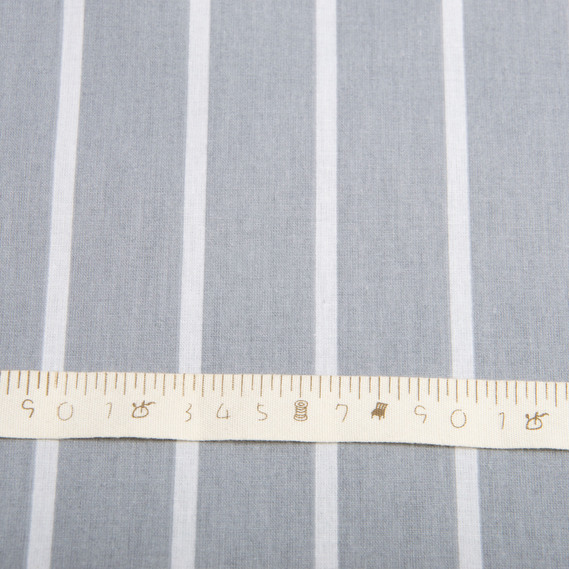 Ranfors coarse calico fabric 2275 v-14 Смуга сіра, фото 4