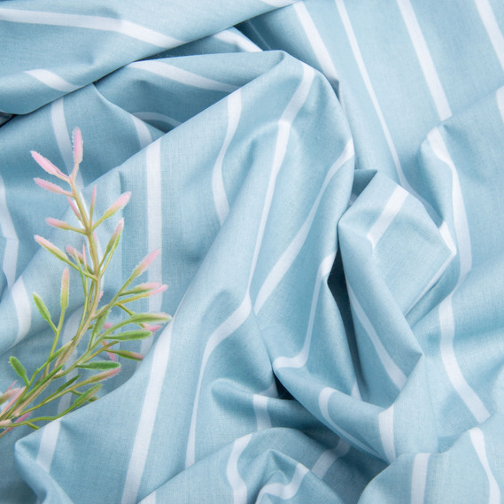 Ткань бязь ранфорс для постельного белья, хлопок, 130 гр/м2, 240 см 2275 v-37 Смуга полин, фото 3