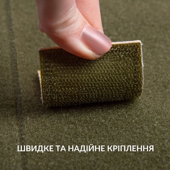 Патч Борд тактичний 69х110 см для шевронів нашивок та нагород складна панель-стенд з липучкою для колекціонерів та військових мультікам степ, фото 4