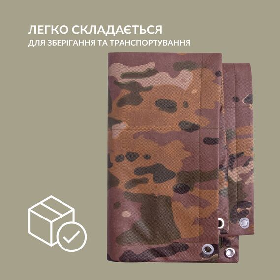 Патч Борд тактичний 69х110 см для шевронів нашивок та нагород складна панель-стенд з липучкою для колекціонерів та військових мультікам флектарн, фото 6