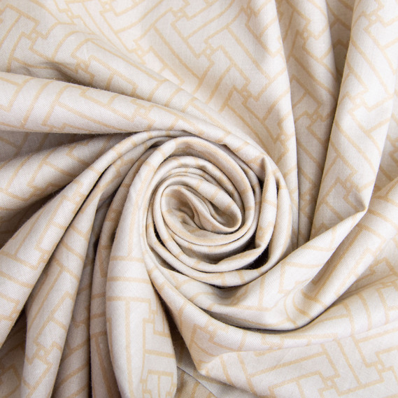 Тканина бавовна сатин для постільної білизни, натуральна тканина, постільна білизна 120 гр/м2 S-251-B пазли беж, фото 1 Тканина бавовна сатин для постільної білизни, натуральна тканина, постільна білизна 120 гр/м2 S-251-B пазли беж, фото 1