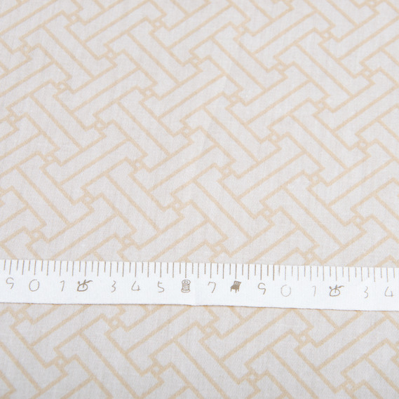 Тканина бавовна сатин для постільної білизни, натуральна тканина, постільна білизна 120 гр/м2 S-251-B пазли беж, фото 4 Тканина бавовна сатин для постільної білизни, натуральна тканина, постільна білизна 120 гр/м2 S-251-B пазли беж, фото 4