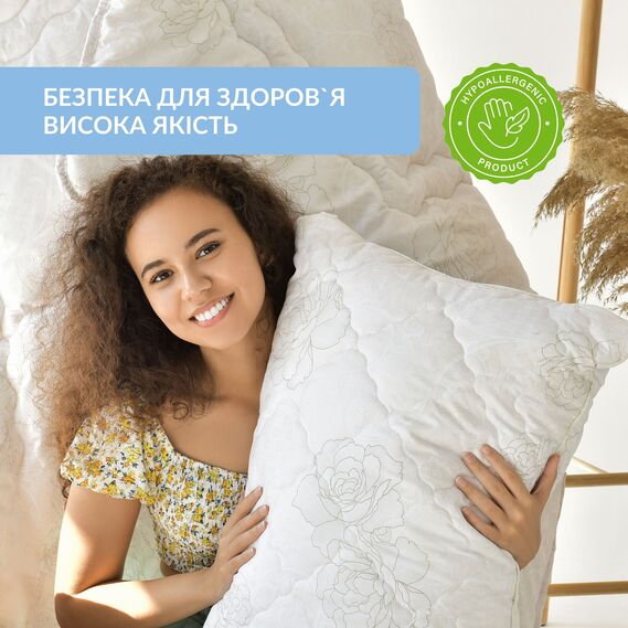 Set of 2 pillows Air Dream Classic IDEIA 50x70 cm with zipper + GIFT additional filler троянда, фото 7
