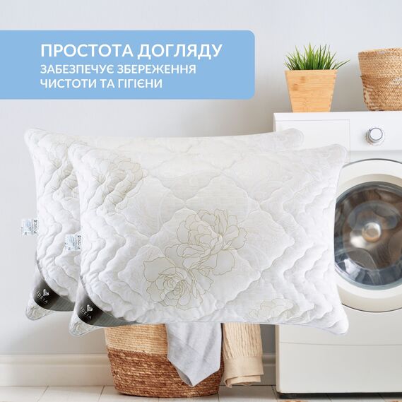 Set of 2 pillows Air Dream Classic IDEIA 50x70 cm with zipper + GIFT additional filler троянда, фото 8