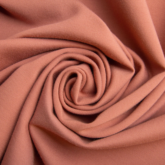 Ткань трикотаж однотонный Прага 620 гр/м2 кориця, фото 1 Ткань трикотаж однотонный Прага 620 гр/м2 кориця, фото 1