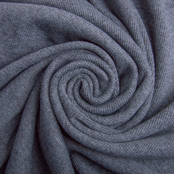 Ткань трикотажное полотно Кашкорсе 300 г/м2 т/сірий меланж, фото 1 Ткань трикотажное полотно Кашкорсе 300 г/м2 т/сірий меланж, фото 1