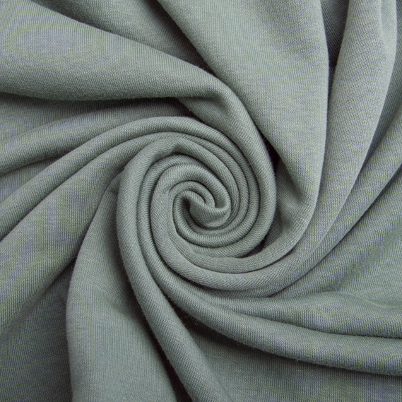 Тканина трикотаж трьохнитка петля Сезон т/олива, фото 1 Тканина трикотаж трьохнитка петля Сезон т/олива, фото 1