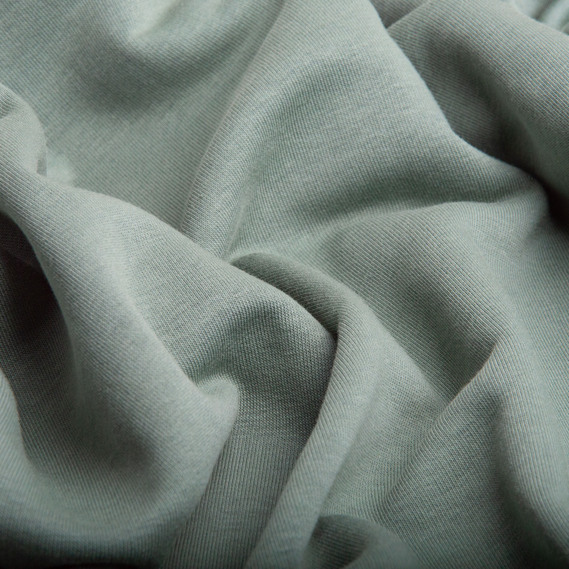 Тканина трикотаж трьохнитка петля Сезон т/олива, фото 2 Тканина трикотаж трьохнитка петля Сезон т/олива, фото 2