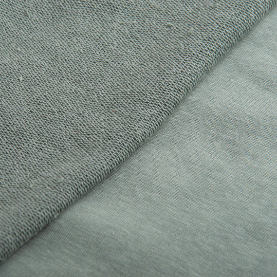 Тканина трикотаж трьохнитка петля Сезон т/олива, фото 3 Тканина трикотаж трьохнитка петля Сезон т/олива, фото 3