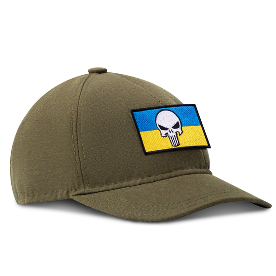 Набор шевронов 2 шт с липучкой ЧЕРЕП Карателя на Флаге Украины, Флаг Украины, вышитый патч нашивка 5х8 см, фото 3 Набор шевронов 2 шт с липучкой ЧЕРЕП Карателя на Флаге Украины, Флаг Украины, вышитый патч нашивка 5х8 см, фото 3
