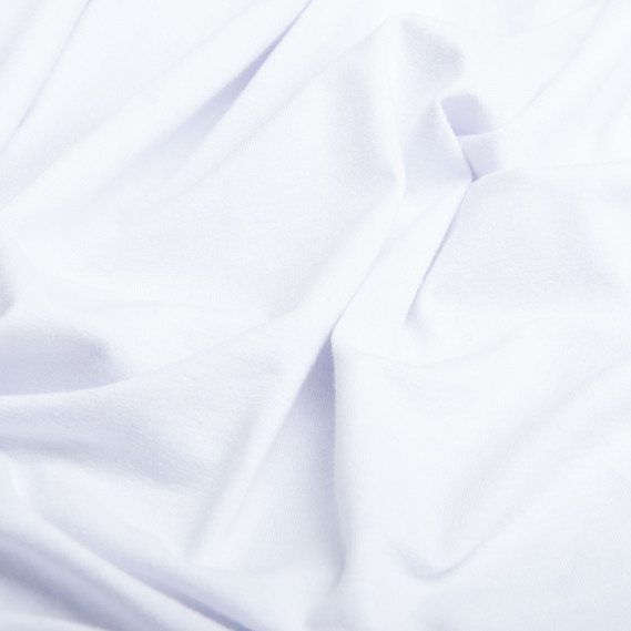 Тканина кулір з еластаном білий, фото 2 Тканина кулір з еластаном білий, фото 2