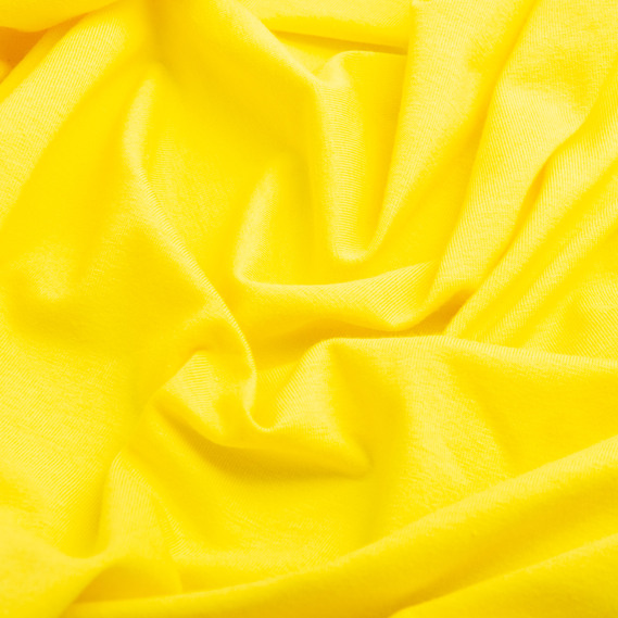 Тканина кулір з еластаном лимон, фото 2 Тканина кулір з еластаном лимон, фото 2