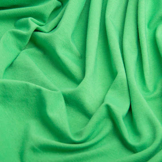 Ткань кулир с эластаном трава, фото 2