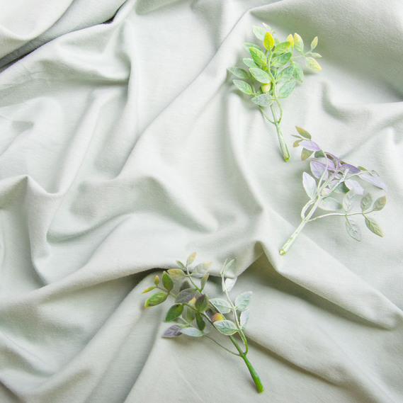 Тканина кулір з еластаном полин, фото 3