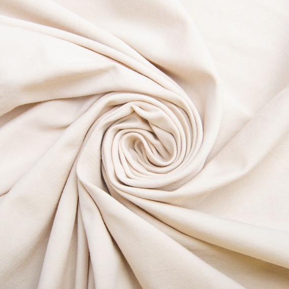 Ткань кулир с эластаном св.беж, фото 1 Ткань кулир с эластаном св.беж, фото 1