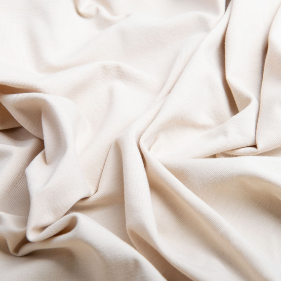 Ткань кулир с эластаном св.беж, фото 2 Ткань кулир с эластаном св.беж, фото 2