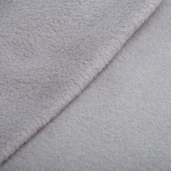 Ткань флис однотонный  сірий, фото 3