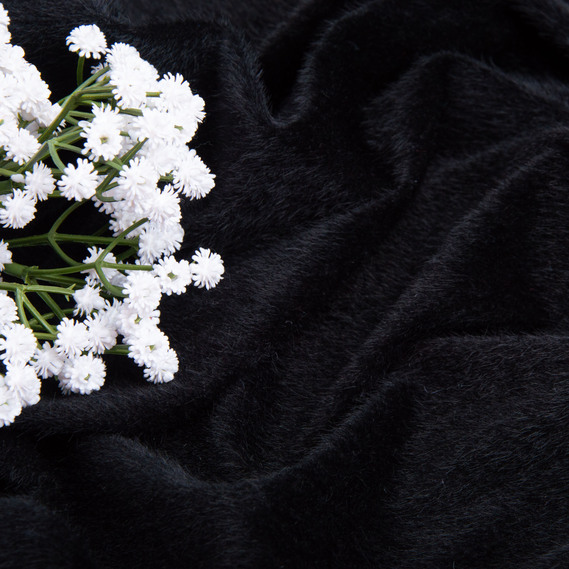 Тканина штучне хутро Nerpa чорне , фото 3