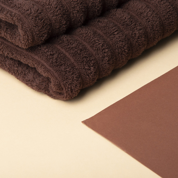 Рушник махровий 50х80 Хвиля щільність 450 гр/м2 бавовна шоколад, фото 12