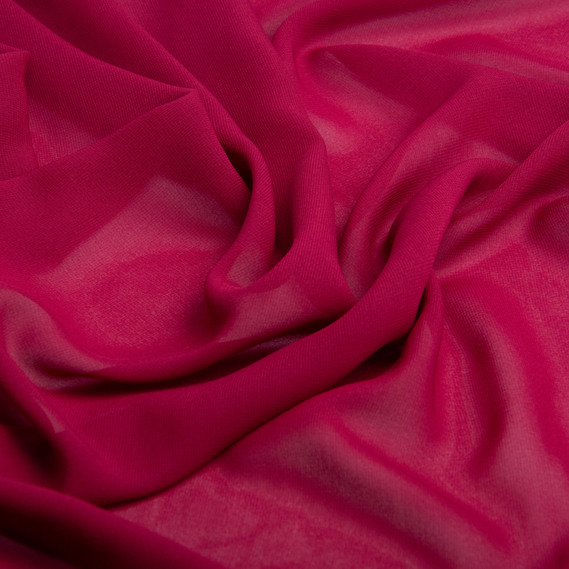 Dress fabric chiffon Sheila lightweight semi-transparent for dresses, blouses, accessories бордо, фото 2