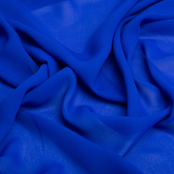 Тканина платтяна шифон Sheila легка напівпрозора для суконь, блузок, аксесуарів аквамарин, фото 2 Тканина платтяна шифон Sheila легка напівпрозора для суконь, блузок, аксесуарів аквамарин, фото 2