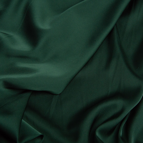 Armani Silk Satin Fabric V-125 т/зелений, фото 1