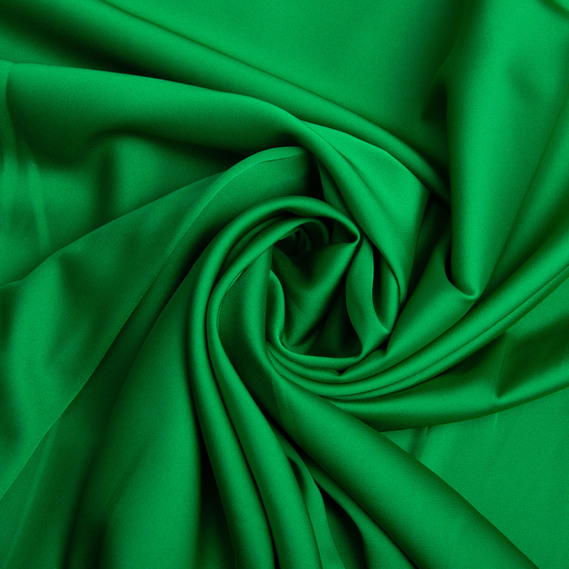 Ткань шелк сатин Armani 145 см 98 гр/м2 для вечерних платьев, блуз, атласная, шелковая V-20 зелений, фото 1