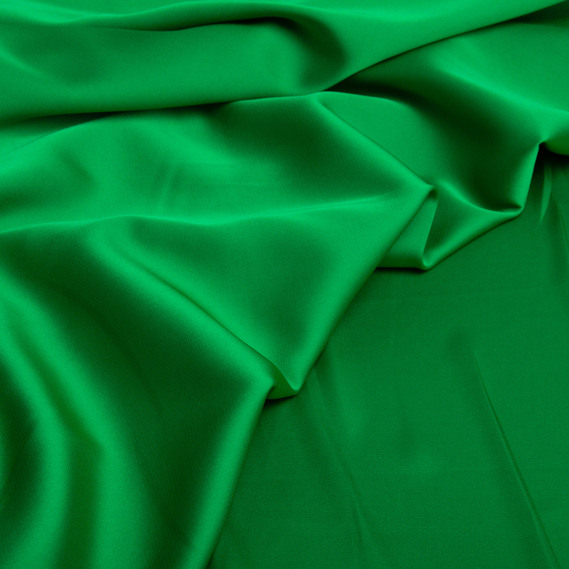 Ткань шелк сатин Armani 145 см 98 гр/м2 для вечерних платьев, блуз, атласная, шелковая V-20 зелений, фото 2
