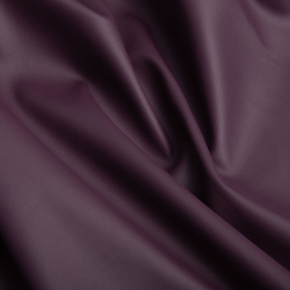 Тканина штучна шкіра матова баклажан, фото 2 Тканина штучна шкіра матова баклажан, фото 2