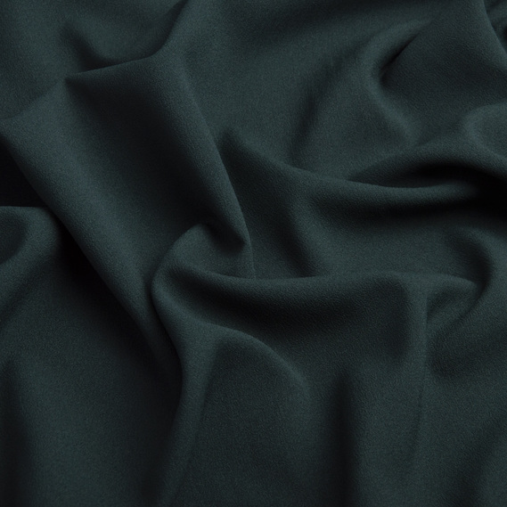 The fabric is chiffon with a moss crepe texture темно зелений, фото 2